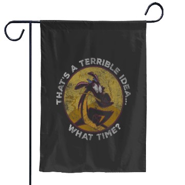 Discover Disney Mulan Mushu Thats A Terrible Idea.. What Time Garden Flags