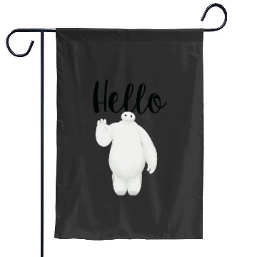 Discover Disney Big Hero 6 Baymax Hello Wave Graphic Garden Flags