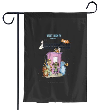 Discover Disney The Aristocats Cats Playing Piano Raglan Baseball Tee Garden Flags