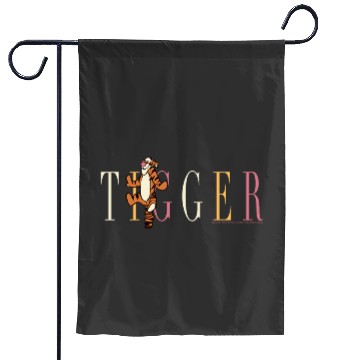 Discover Disney Winnie The Pooh Tigger Simple Text Sweatshirt Garden Flags
