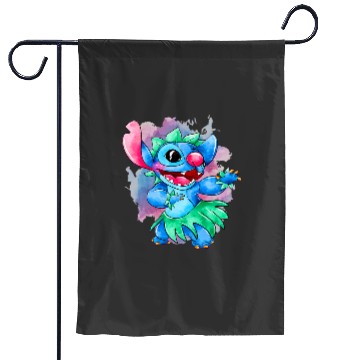 Discover Stitch Colorful Hoodie Stitch Cute   , Stitch Eras Tour , Stitch Shirt, Disney Land Lilo and Stitch Garden Flags