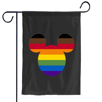 Discover Disney Mickey Friends Mickey Rainbow Pocket Pride Garden Flags