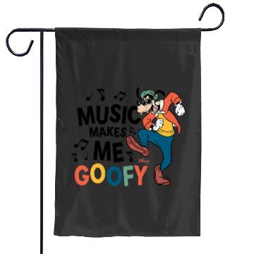 Discover Disney Music Makes Me Goofy Garden Flags