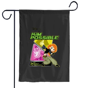 Discover disney kim possible so not drama sweat Garden Flags
