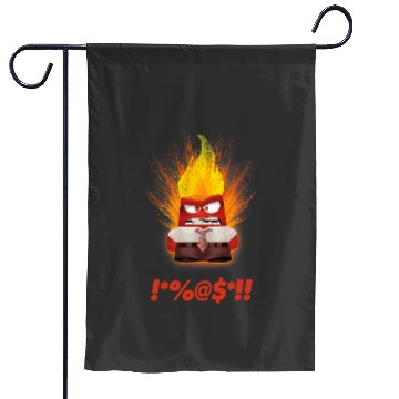 Discover Disney Pixarss Inside Out Angry Garden Flags