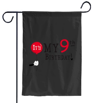 Discover disney mickey mouse balloon its my 9th birthday Garden Flags