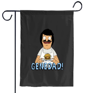 Discover Bobs Burgers Gene Dad Portrait Garden Flags