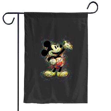 Discover disney mickey mouse scribble Garden Flags