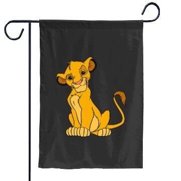 Discover Disney The Lion King Young Simba Sitting Up Garden Flags