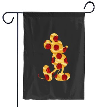 Discover Disney Pizza Mickey Mouse Garden Flags