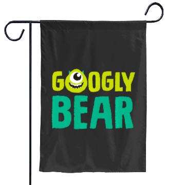 Discover Disney and Pixars Monsters Inc. Mike Wazowski Googly Bear Premium Garden Flags