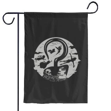Discover Disney Peter Pan Tink Wendy Kids Flying Silhouettes Garden Flags, Peter Pan Garden Flags