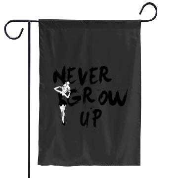 Discover Disneys peter pan tinker bell never grow up grafi Garden Flags