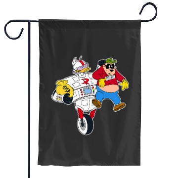 Discover Disney Gizmoduck and Beagle Boy DuckTales Garden Flags