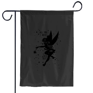 Discover Disneys Peter Pan Tinker Bell Faith Trust And Pixie Dust Garden Flags