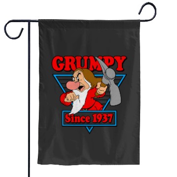 Discover Disneys Snow White Grumpy Since 1937 Triangle Graphic Garden Flags