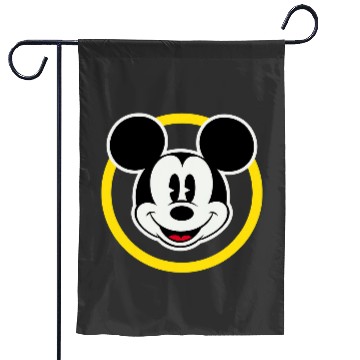 Discover Amazonss Essentials Disney Smiling Mickey in Yellow Circle Garden Flags
