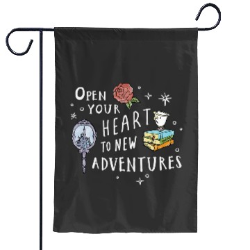 Discover Disneys Beauty and the Beast Quote Garden Flags