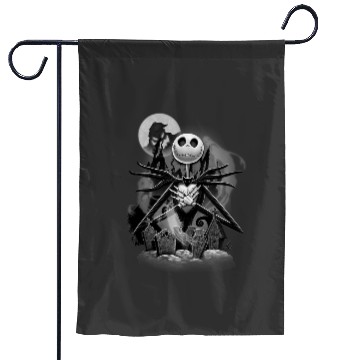 Discover Disneys nightmare bee christmas jack night scene Garden Flags