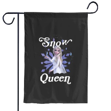 Discover Disneys frozens 2 elsa snow queen portrait premium Garden Flags
