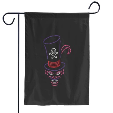 Discover Disneys Dr. Facilier Neon Face Garden Flags