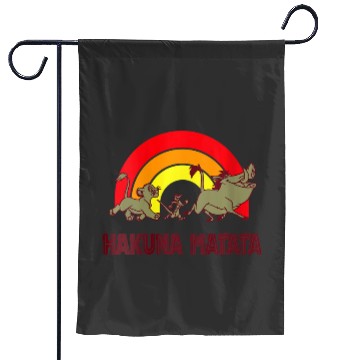 Discover womens Disneys lion king warm rainbow hakuna matata Garden Flags
