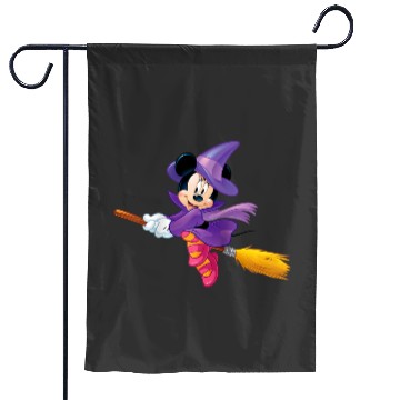 Discover Disneys halloween minnie witch raglan baseball Garden Flags