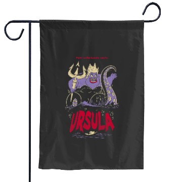 Discover Disneys little mermaid ursula graphic Garden Flags