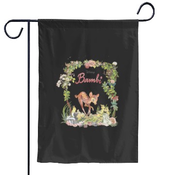 Discover Disneys bambi floral portrait Garden Flags