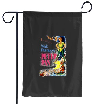 Discover Disneys Peter Pan Vintages Cartoon Swea Swea Garden Flags