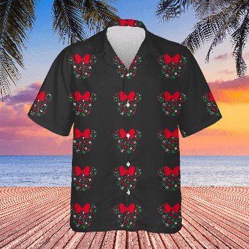Discover Disney Minnie Holiday Snowflakes Hawaiians