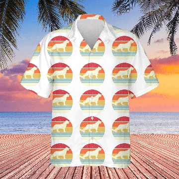 Discover Snow Leopard Baseball Hawaiians. Retro Style Baseball Hawaiians