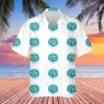 Discover Retro Happy Earth Day, Environment, Saving the Planet Hawaiian Shirts