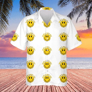 Discover Have A Nice Day Smile Happy Face Emoji Retro Hawaiian Shirts