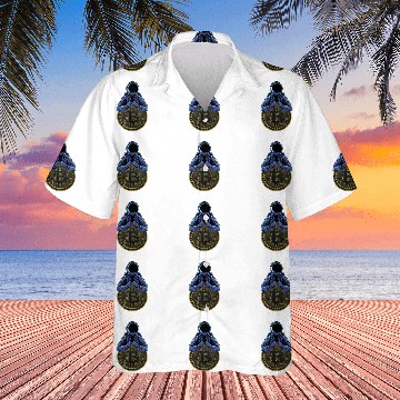 Discover Bitcoin Astronaut moon universe Hawaiian Shirts