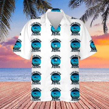 Discover Caving Diving Mom Spelunking Caves Spelunker Caver Hawaiian Shirts