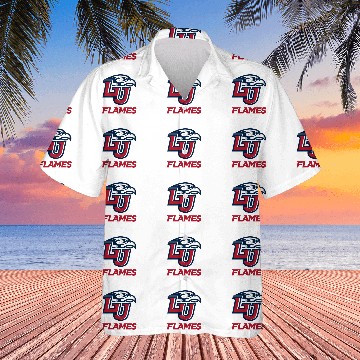 Discover Liberty University Primary Logo Hawaiian Shirts