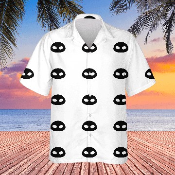 Discover Disney Pixar WALL-E EVE Big Face Chest Portrait Hawaiian Shirts