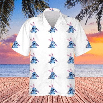 Discover Disney Stitch with Easter Bunny Hawaiian Shirts