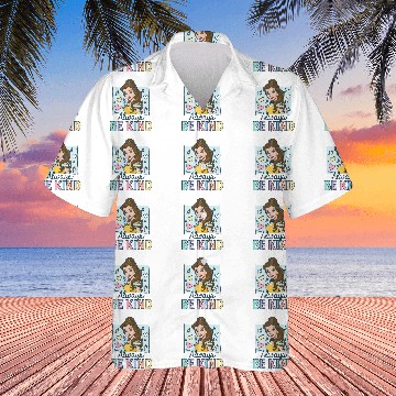 Discover Disney Princess - Always Be Kind Belle Zip Hawaiian Shirts