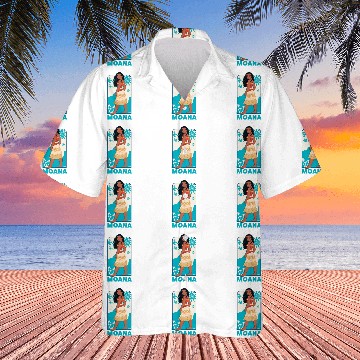 Discover Disney Princess - Moana Baseball Tees Hawaiian Shirts