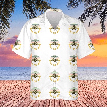 Discover Bee Beekeeping Retro Bumblebee Beekeeper vintages Save The Bees Beekeeper Hawaiian Shirts