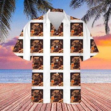 Discover BBQ Barbeque Whisky Bourbon Grilled Meat Drinking Grill Hawaiian Shirts