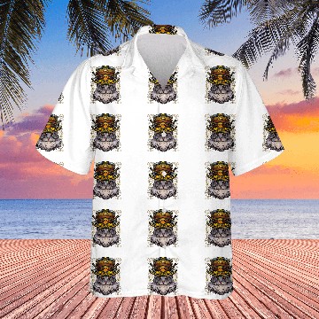 Discover Cat Paws Steampunk Maine Coon Cat Hawaiian Shirts