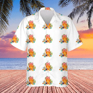Discover Disney Princess Pumpkins Fall Princesses and Pumpkin Castle Baseball Tees Hawaiian Shirts
