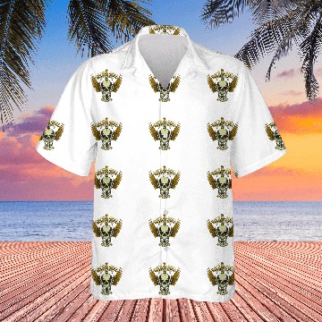 Discover Skull Music Rock Heavy Metal Wings Hawaiian Shirts