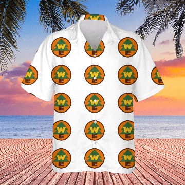 Discover Disney Up Wilderness Explorer Big Chest Logo Hawaiian Shirts