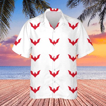 Discover Mens Batman Beyond Beyond Bat Logo Hawaiian Shirts