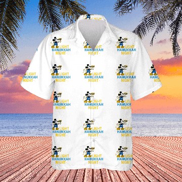 Discover Disney Mickey Mouse Love & Light Happy Hanukkah Hawaiian Shirts