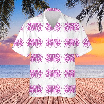 Discover SEVERED SANITY LOGO NEON PINK Hawaiian Shirts
